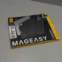 MAGEASY CoverBuddy for M5 & M4 iPad Pro 13" (2024-2025) - iPad Pro Case Compatible with Magic Keyboard for iPad Pro (M5 & M4), Enhanced Thickness & Heat Dissipation - New Black (Leather 5.05)