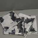 4Pack Satin Pillowcase for Hair and Skin 20x26 inch, Halloween Decorative Throw Pillows Covers for Car, Room Throw Pillow Cases for Boys Girls, Soft Breathable Pillowcases Envelope Enclosure (Bats)