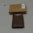 BULLIANT Men Wallet Leather Wallet Card Holders Money Clip for Men 10Cards-Magnetic Flip on Metal Case