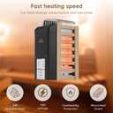3KW 110v Sauna Heater with Plug in,Adjustable Temp & 3H Timer