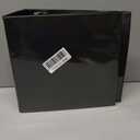 Samsill Durable 5 Inch 3 Ring Binder, D Ring Binder, Customizable Clear View, Black, Holds 1070 Pages