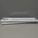 2 Pack White Tension Curtain Rod for Windows 28 to 48 inch, Adjustable Expandable Pressure Spring Curtain Rod No Drilling, 7/8" Curtain Rod for Bedroom Doorway Closet Door