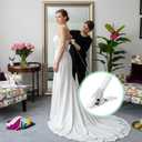 LemonRoad 4 Pack 6.3 Inch Dress Clips Clothing Clamps for Fitting Bridal Seamstress Mannequin Heavy Duty Fixed Clamp Wedding Photographer Fashion Designers Dress Makers Salespeople