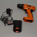 BLACK+DECKER 20V MAX Cordless Drill Kit with Battery, Charger, Includes Double Sided Drill Bit (BCD702C1)