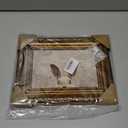 Uniro Vintage Gold Framed Wall Art, Easter Bunny Wall Art Decor, Neutral Rabbit Canvas Oil Painting Poster for Rustic Easter Décor, Vintage Home Decor Animals Artwork Prints Wall Decor for Kids Room, Living Room, Bedroom or Festive Spaces - 9x12inch