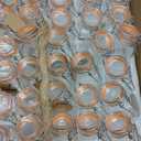 4 oz Glass Jars With Airtight Lids And Leak Proof Rubber Gasket,Small Mason Jars With Hinged Lids For Kitchen, Mini Spice Jars With Twine And Tags Labeling 30 Pack