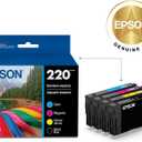 EPSON 220 DURABrite Ultra Ink Standard Capacity Black & Color Cartridge Combo Pack (T220120-BCS) Works with WorkForce WF-2630,2650, 2660, 2750, 2760 and Expression XP-320,420, 424