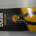 Duratl Rivet Gun, 1/4 Pop Rivet Gun Kit with 200 Blind Rivets, 5 Interchangeable Rivet Heads (3/32", 1/8", 5/32", 3/16", 1/4"), Heavy Duty Hand Riveter Tool for Metal, Gutter & Automotive
