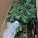National Tree Company 6.5 ft Pre-Lit Norwegian Spruce Artificial Christmas Tree, 650 Clear Lights, 956 Feel Real Tips, Includes Stand, Green
