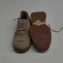 Hogent Steel Toe Shoes for Women Men Wide Non Slip Composite Work Sneakers Indestructible Comfortable Safety Tennis Shoes Lightweight Breathable Construction Sneakers Puncture Proof Ergonomic Design (Tan)