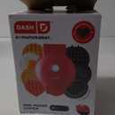 DASH Multimaker Mini System - Waffle Maker with Five 4” Removable Plates: Waffle Iron & Griddle, 3-in-1 Mini Waffle Maker for Kids and Families – Nonstick Surface, Just Add Batter (Red)