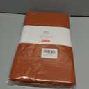 maxmill Textured Rectangular Tablecloth Water Resistance Antiwrinkle Spillproof Soft Jacquard Table Cloth for Dining Room, Buffet Banquet Parties and Holiday Dinners, 60 x 104 Inch, Rust