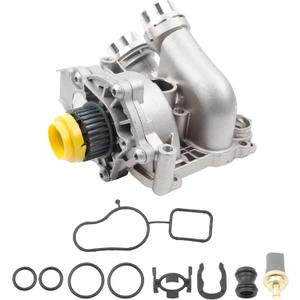 Dasbecan Aluminum Electric Engine Water Pump Assembly Replaces# 06H121026CQ 06H121026AB Compatible with 2008-2016 Audi A3 A4 A5 A6 Q3 Q5 TT VW Beetle CC Eos GTI Jetta Passat Tiguan 2.0L 2.0T