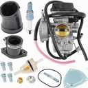 Carburetor Carb & Intake Manifold Boot Kit For Yamaha 2004-2013 Raptor 350 Carb