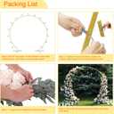 Chamvis Round Backdrop Stand, Balloon Garland Arch Backdrop Stand Metal Balloon Arch Stand Wedding Arch Photo Background: for Baby Shower Birthday Party Supplies Decorations