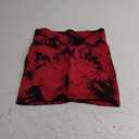 YEOREO Professional Women Workout Shorts 3.6" Scrunch Shorts Seamless High Waisted Contour Gym Yoga Biker Shorts (Medium, Tie Dye Red)