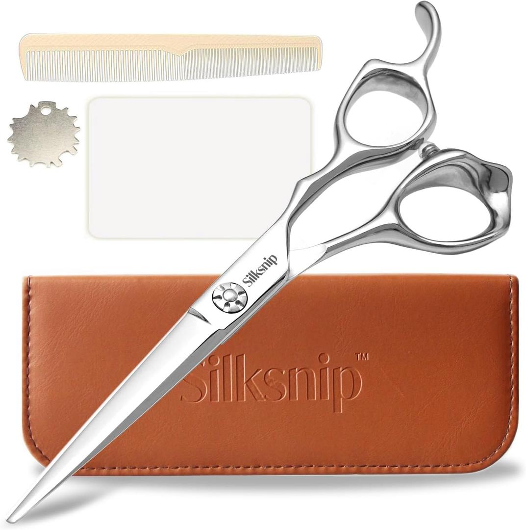 Hair Cutting Scissors Professional Barber Shears, Hairdresser Scissor Made Of Stainless Steel For Hairdressing Salon and Home Use Extremely Very Sharp Ergonomic Design