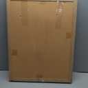 Black Dry Erase Board, 24" x 18" Magnetic Large Black Glass Board Frameless Wall Mounted Glass Whiteboard for Office, School & Home with 1 Acrylic Marker Tray & 3 Strong Magnets