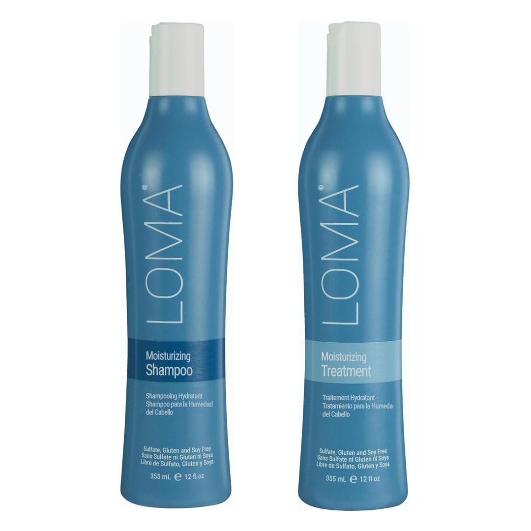 Loma Hair Care Moisturizing Shampoo & Treatment Duo