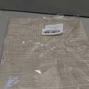 DVLOL Beige Placemats Set of 2 - Heat Resistant Non-Slip Place mats for Dining Table, Washable Durable PVC Vinyl Woven Table Mats (Beige, 2)