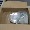 Benustra Table Numbers 1-20, 5x7 Inch Wedding Table Number for Wedding Reception 1-20, Eucalyptus Printed Clear Acrylic Table Numbers with Stands for Wedding Centerpiece Anniversary Birthday Event