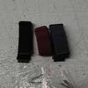 Compatible with 20mm Watch Bands Quick Release Replacement Wristband,Adjustable Stretchy Nylon Solo Loop Straps Fabric Braided Sport Elastic Bands for Men Women (Black+Grey+Wine Red)