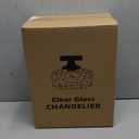 Industrial Semi Flush Mount Ceiling Light, 800 Lumen LED Bulb Included, Seeded Glass Shade Farmhouse Light Fixture for Hallway Corridor Kitchen Bathroom Bedroom Passway (Large)