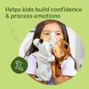 Melissa & Doug Safari Buddies Hand Puppets, Set of 6 (Elephant, Tiger, Parrot, Giraffe, Monkey, Zebra) Soft, Plush Puppet, Stuffed Animals, Pretend Play Toddler Toys for Girls & Boys 2+