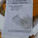 PayLessHere Wood Platform Bed Frame Full Size Solid Wood Bed Frame with Headboard Wood Slats Support No Box Spring Needed Easy Assembly,Brown