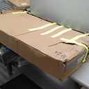 Toboggan Snow Sled for Adults, 48in Plastic Sleds with Pull Rope and 4 Handles, Outdoor Plastic Snow Sled for Kids and Adults