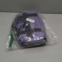 Large Sewing Supplies Organizer, Double Layer Sewing Storage Organizer with Two Detachable Dividers, Travel Sewing Bag Organizer with Shoulder Strap for Accessories, Purple, (Bag Only)