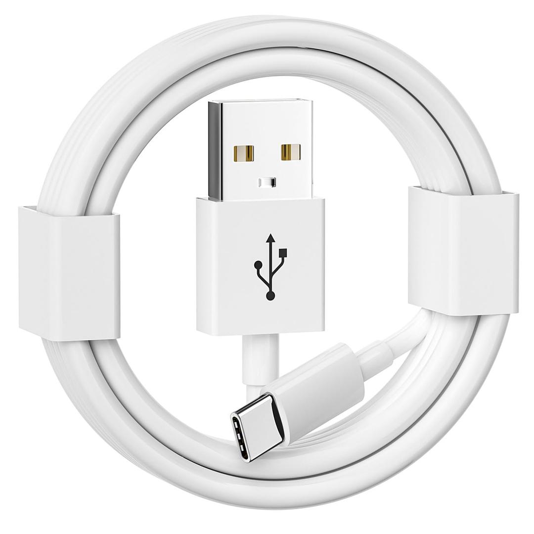 6FT USB C Apple TV Remote Cable for Apple TV Remote (3rd Gen), 4th Gen, Siri Remote (3rd Gen), 4K Remote (3rd Gen), iPhone 17 16 15, 17/16/15 Pro Max,17Air, 16 15 Plus Car Charger Cable Replacement (White)