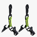 Yingzhao 2 Pieces Firefighter Glove Clip for Work Safety Glove Holder Strap Belt Clip for Work Firefighter Rescue