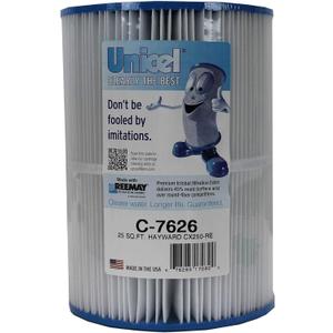 Unicel C-7626 25 Square Foot Media Replacement Pool Hot Tub Spa Filter Cartridge with 111 Pleats