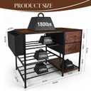 3D Printer Stand with Filament Storage Rack