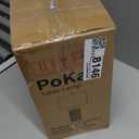 PoKat 23'' Bedside Table Lamp for Bedroom Nightstands, Birthday Gifts for Women Mom, House Warming Gifts New Home Decor, Ceramic Lamp for Living Room, White Modern Bedroom Lamp