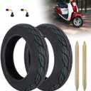 3.00-10 Tubeless Tire for Scooter E-Bike Motorcycle Moped Front Rear 2-Pack