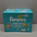 Pampers Diapers - Baby Dry - Size 1, 120 Count, Absorbent Disposable Infant Diaper (Packaging May Vary)