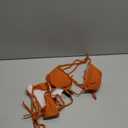 swimall Women's Thong Bikini Set Sexy String High Cut Triangle Swimsuit Two Piece Brazilian Bathing Suit (Medium, 505 - Burnt Orange)