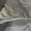 LIBERECOO Round Vinyl Fitted Tablecloth with Flannel Backing Elastic Edge Plastic Table Cover - Warm Brich - Waterproof Stain-Resistant Wipeable Tablecloths 44"L x 44"W 