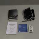 Blood Pressure Monitor Upper Arm Monitors for Home Use Adjustable 8.7"-16.5" Cuff LED Display 2x120 Memory Intelligent Voice Portable Machine with Storage Bag (Black)