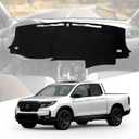 smabee Dashboard Cover Mat for Honda Pilot 2016-2022 & Ridgeline 2017-2026 & Passport 2019-2026 Dash Mat Flannel Sunshade Glare UV Rays Protector Interior Accessories Black