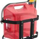 5 Gallon Gas Can Holder, Metal Steel Fuel Container Mount Bracket Compatible with No-Spill Gas Can for Model 1450, 1460, 1456 and 1547