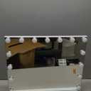 Vanity Makeup Mirror with Lights, Light Up Mirror with Smart Touch 3 Colors Dimmable, Memory Function (22.8" x 19", White)