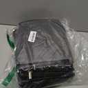 6 Pack Clothes Storage Bags with Zipper, Foldable Blanket Storage Box with Clear Window Reinforced Handles for Closet, Dorm, Pillows, Bedding, Sheet, Comforter, 45L Gray