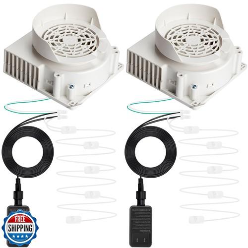 Ceenna 2 Set White Air Blower For Inflatables Replacement, 12v 1.