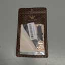 Wearlizer Leather Bands Compatible with Samsung Galaxy Watch 8 Band 40mm 44mm/Watch 8 Classic 46mm, Dressy Designer Slim Leather Strap Wristband Accessories with D-Shape Metal Buckle for Women (Black/Rose Gold)