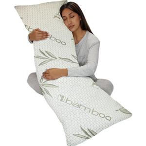 Original Shredded Gel Memory Foam Pillow for Adults Made in USA, Soft Bed Pillow for Sleeping - 20x54 Inch