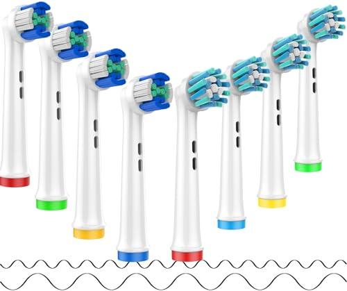 Toothbrush Heads for Oral B Braun Replacement Heads, Professional Electric Toothbrush Heads, Precision Clean Brush Heads Refill Compatible with Oral-B 8000/Pro 9600/1000/ 3000/5000/7000 (11 Pack)