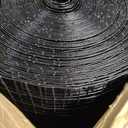 Chicken Wire Fencing 48in x 100ft Hardware Cloth 1 inch 16 Gauge Black PVC Vinyl Coated Welded Wire Fence Wire Mesh Roll Rabbit Wire Gopher Wire Cloth Garden Fence Poultry Netting Rodent Wire